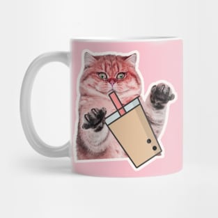 Cat boba chocolate Mug